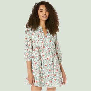 Draper James strawberry field floral Kellie babydoll dress Women's size medium
